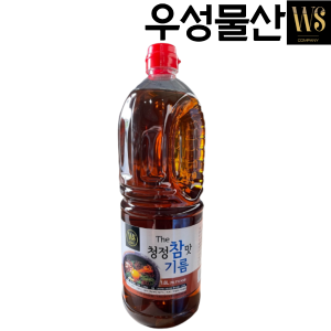 우성물산 THE 기름류 /참기름 /1.8Kg / 청정 참 맛기름속형 1.8L 맛기름 향기름 대용량