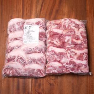 [푸드미트] [푸드미트] 돼지 부산물 /덜미살 /10Kg (1Kg당 18,500원)/ 국내산 돼지 특수부위 / 덜미살,꼬들살 / 10kg